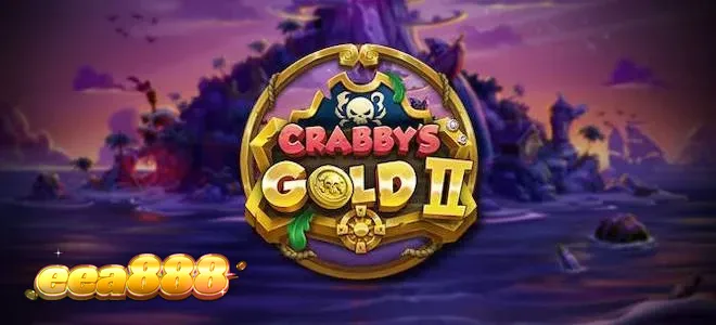 Interface vibrante e colorida do jogo de slot Crabby’s Gold II